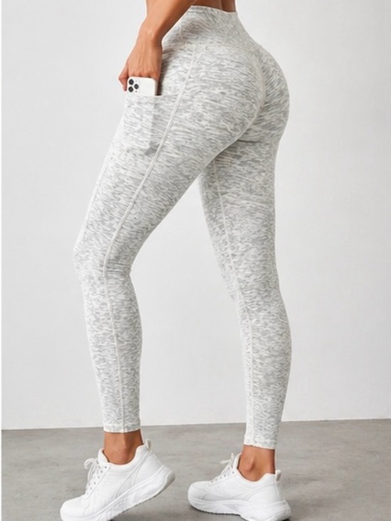 Pants - Lululemon Style High Waisted Sculpting Leggings Side Pocket Pilates Athleisure